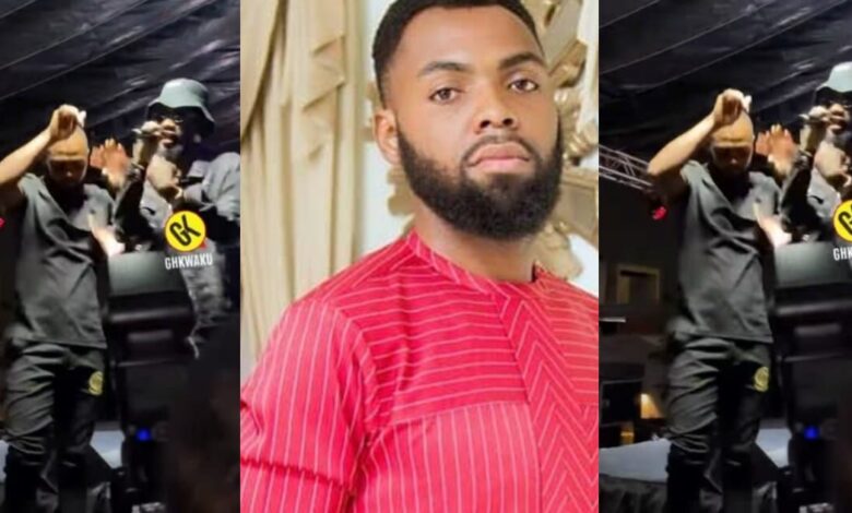 “Man of God paa” – Reactions as Rev. Obofour spotted chilling in the club (Watch Video)