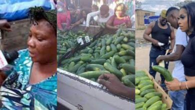 Most women buy the cucumber for something else and not for cooking - Market women exposes