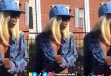 Nyᾶsh surgery goes wrong - Lady with abnormal backside gets all attention on the street (Watch Video)