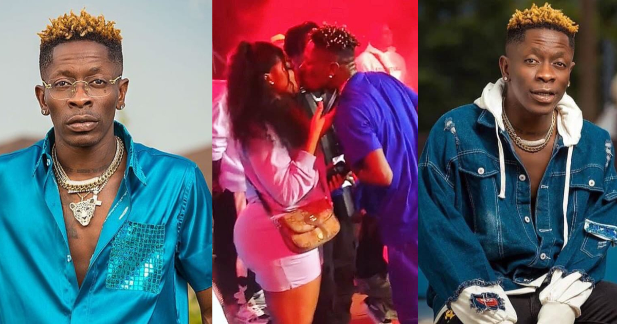 Shatta Wale Spotted Kissing His New Girlfriend In Trending Photos