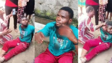 “Why are you disgracing the family” – Mother cries after her son was caught stealing (Video)