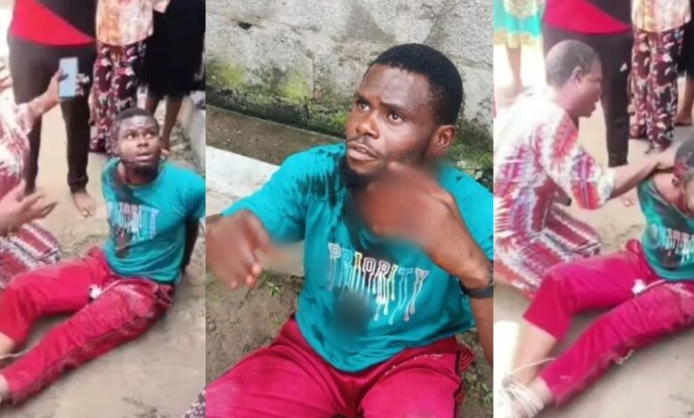 “Why are you disgracing the family” – Mother cries after her son was caught stealing (Video)