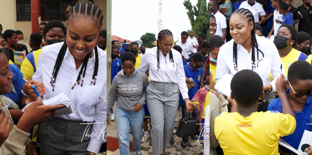 Yvonne Nelson preaches about abstinence from sẽx and sẽxual health awareness in schools