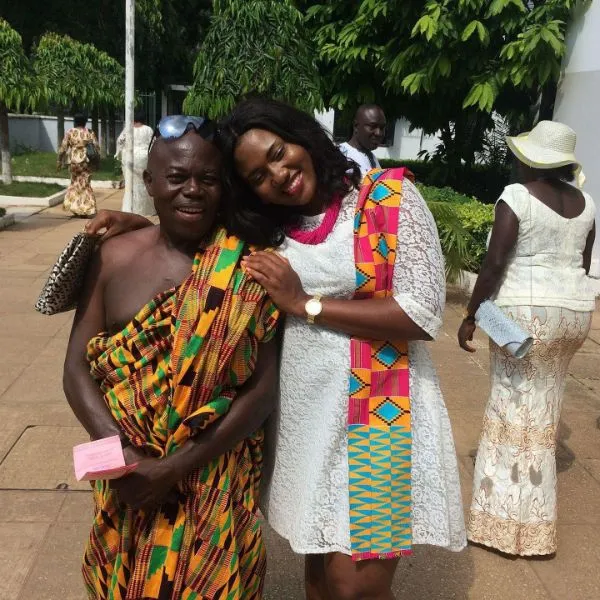This Man Has Suffered – Abena Korkor Shares Photo of her Father for the 1st Time