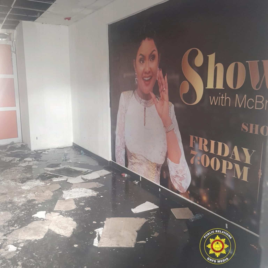 Onua showtime studio gutted by fire (VIDEO)