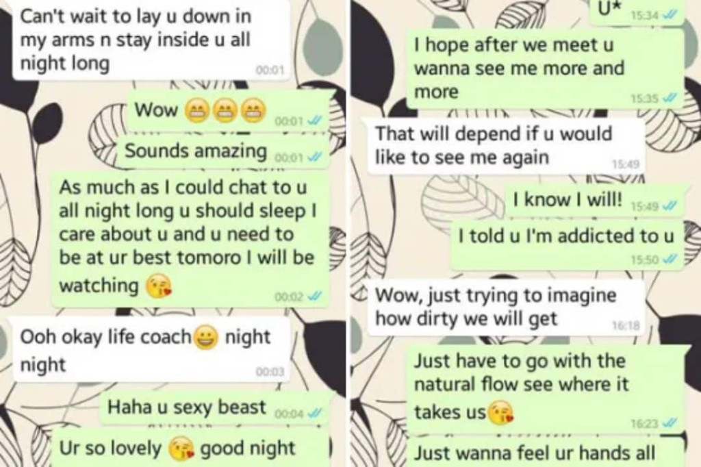 Leaked chat of Reggie Zippy begging for sẽx from a lady while he is still married surfaces online