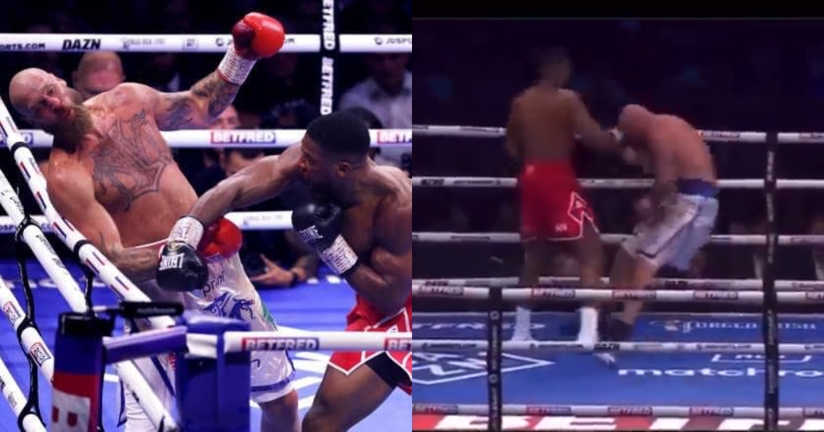 Robert Helenius is put to sleep by Anthony Joshua with a powerful knockout (VIDEO).