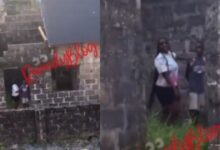 Video captures an old married woman sleeping with a teenage boy inside an uncompleted building.