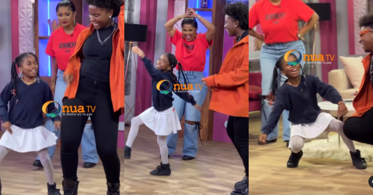 Nana Ama McBrown was beaten by Afronita & Abigail in a dance competition; Netizens reacted.