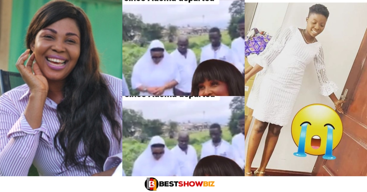 Nana Yaa Appiah visits her daughter's grave to commemorate 40 days since her death