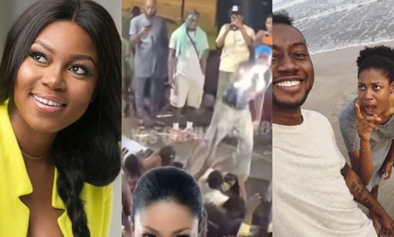 Pappy Kojo publicly disrespects Yvonne Nelson during a live performance; Mocks her vajayjay in a trending video