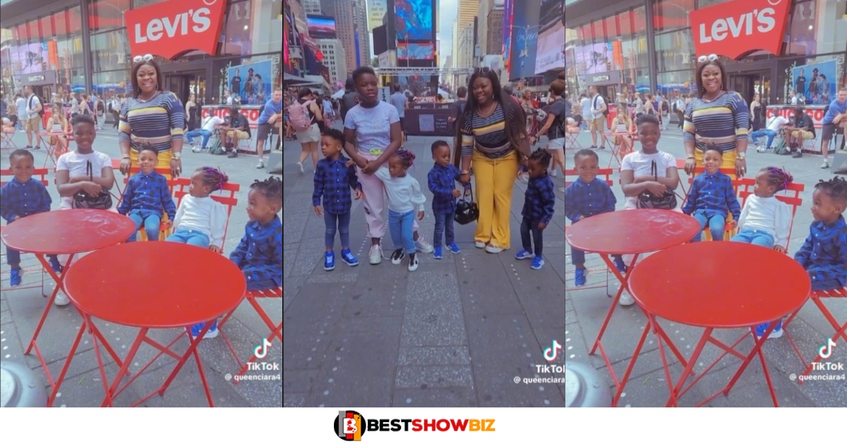 Bofowaa shares video of her children in the U.S