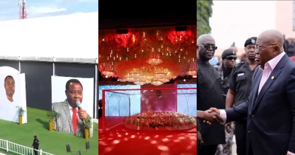 When Money Meets Class: Rev Anthony Boakye's Expensive Funeral Trends Following His Burial Video.