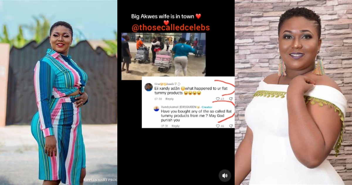 Xandy Kamel Curses Troll Who Questions Why Her Flat Tummy Product Hasn't Saved Her