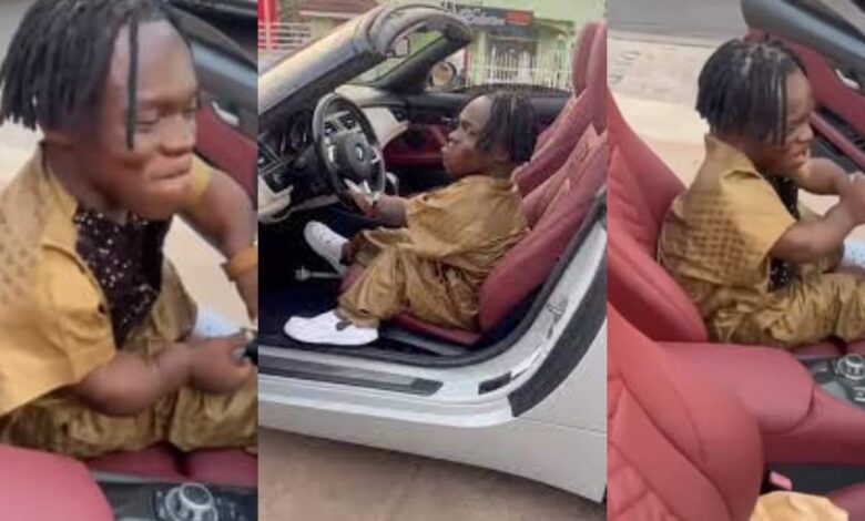 Africa's rich man Shatta Bandle buys a BMW convertible car - Watch Video