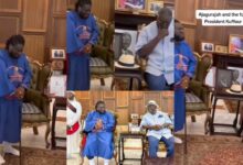 Ajagurajah visits Ex-President John Agyekum Kuffour to pray for him - Video