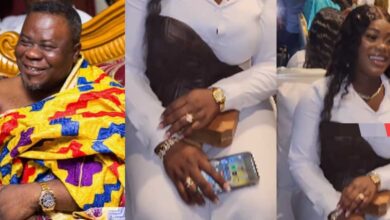 Akua GMB and Dr. Kwaku Oteng back together? – Spotted with a ‘new and expensive’ wedding ring in new video