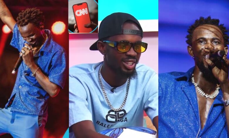 CNN Interviews Black Sherif As He Talks About His Music Journey