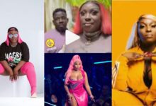 Eno Barony Came To Support Medikal At His Planning And Plotting Album Listening, Her Looks Was Vompared To Nicki Minaj.