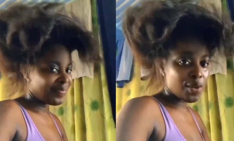 I'm Single - Beautiful Lady Says As She Flaunts Her Firm B00bs In This Video