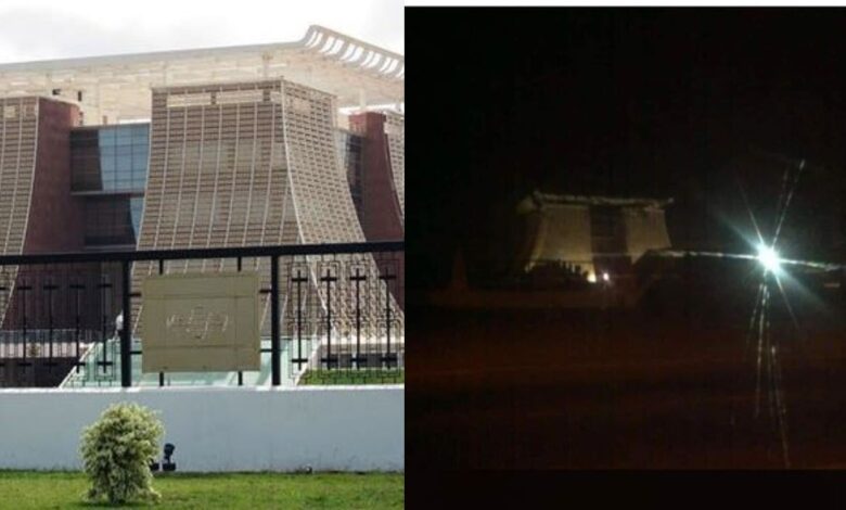 "Country With No Plan B": Reactions as Photo of Jubilee House in Darkness after Nationwide Dumsor Goes Viral