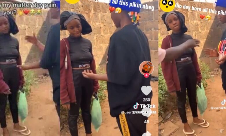 Lady gives dirty slaps to her best friend for chopping her boyfriend (Video)