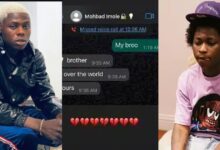 Last messages of Mohbad to singer Damo stirs online