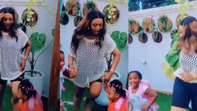 Nana Ama McBrown, Baby Maxin, And Her Adopted Daughter Adepa Adorably Dance In A New Video