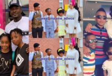 New photos of Asamoah Gyan's kids looking all grown up as they step out with their mother