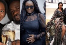 Sarkodie and his wife, expecting 3rd baby as Tracy flaunts baby bump in new photos