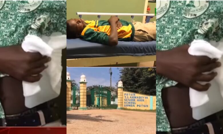 3 form 3 students of T.I. Ahmadiyya SHS arrested for wounding 15 Form 2 students with cutlass - Video