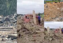 (Video) Explosion in Anto-Aboso quarry site, Several people dead and many still missing