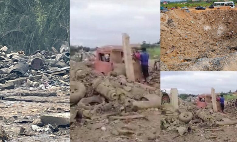 (Video) Explosion in Anto-Aboso quarry site, Several people dead and many still missing