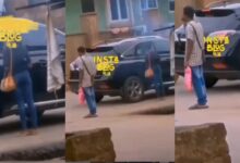 Watch video as boyfriend stands by for Benz owner to take his girlfriend’s number