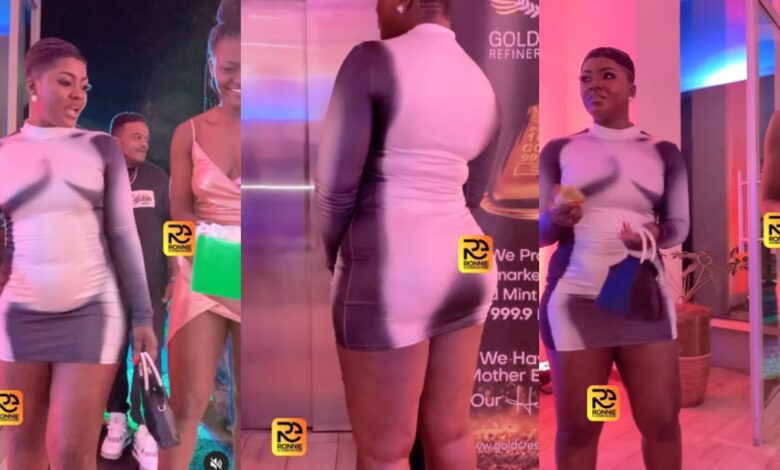 Wafu Pampii Se Watermelon – Ahuofe Patricia Dragged After Her Tummy Popped Up In A Skimpy Bodycon Dress