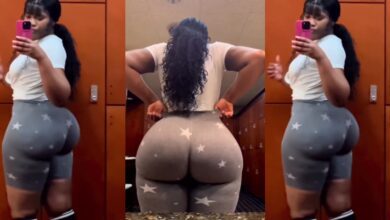 slay queen gets mouth-opened on social media after flaunting her big ny4sh and flat tummy