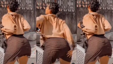 Internet users are amazed by this slay queen's flexibility after seeing her tw3rk on TIKTOK.