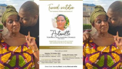 John Dumelo gives details of his late mother’s funeral after sharing a flyer online
