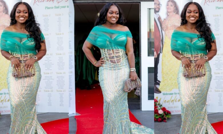 Jackie Appiah Steals Show at a UK wedding After Flashing B**bs