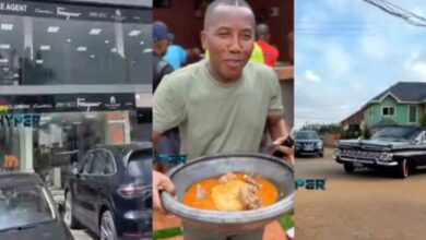 East Legon Executive Club Storm Chop Bar in Accra in their Luxury Cars – VIDEO
