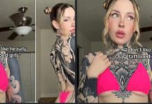 I have tattoos everywhere including my ‘distin’ – Soon to die lady brags