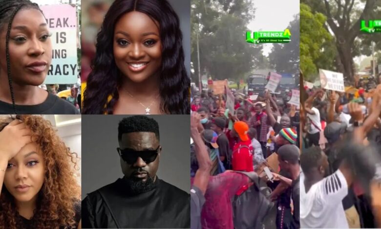 You Cowards Can Kiss My A.$$ – Efia Odo Drags Sarkodie, Nadia Buari, Jackie Appiah and Other Celebs for Failing to Show Up at Occupy Protests
