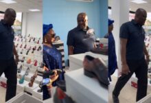 Biggest Spender in GH – Ibrahim Mahama buys a slipper worth a whooping Ghc 14,000 from a boutique