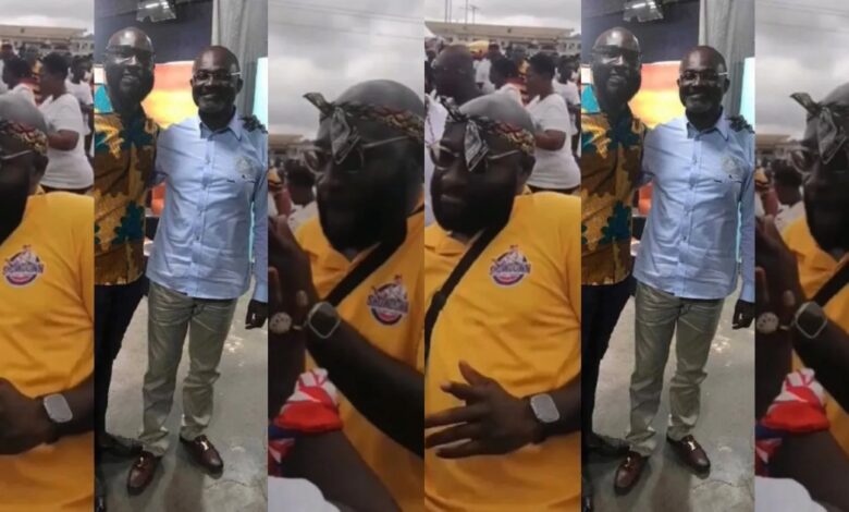 Bunch Of Jokers – Kennedy Agyapong’s Son Displays Crazy Dance In The Midst Of Crowd During Showdown Walk