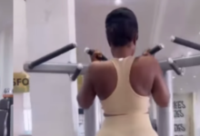 Delay Displays Her Big Nyᾶsh In A Tight Bodycon At The Gym (Video)