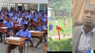 Ofori Panin SHS: WASSCE Candidate stripped half-naked at the exam hall