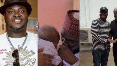 kumawood actor Sly, Names Son After John Mahama As He Dealers Support For The NDC Party.
