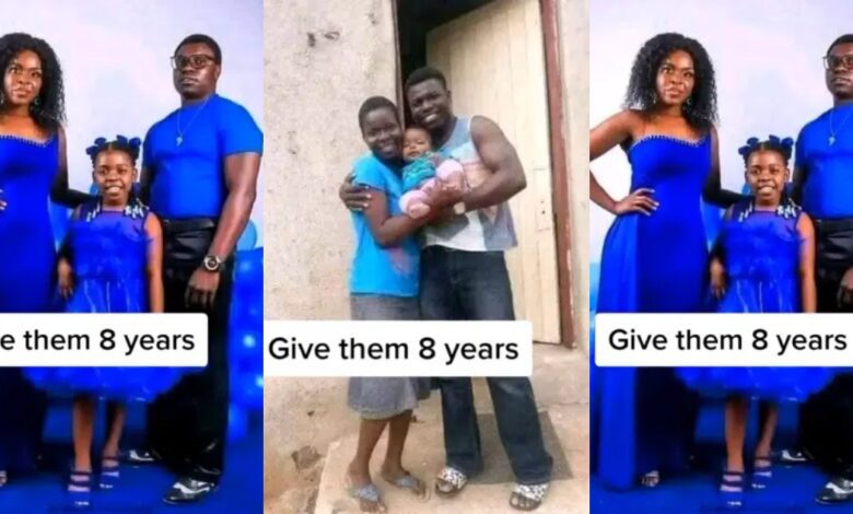 People Are Shocked As An Amazing 8 Years Transformation Of A Small Family Hits Online, Full Gist Here