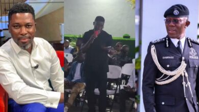A Plus Gives Piece Of Advice To IGP Dampare At The Police Meeting Session With Creative Arts Industry - VIDEO