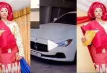 A 2023 Customised Maserati is being flaunted by Afriyie Acquah’s Ex Amanda Who Is Now Kenpong's Wife.